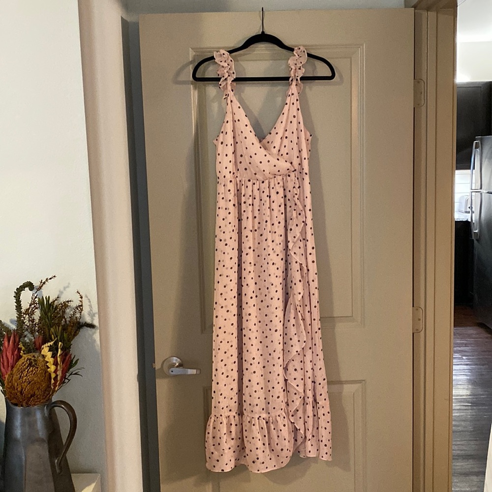 Madewell Polka Dot Maxi Dress